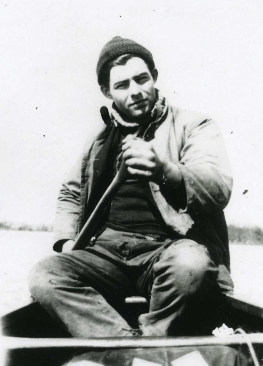 author-ernest-hemingway-spent-much-of-his-youth-exploring-northern-michigan-here-he-seen-canoeing-as-a-young-man-682d63af1163b589